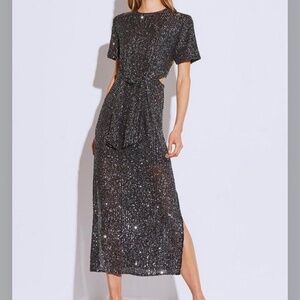 C/meo collective lustre midi dress